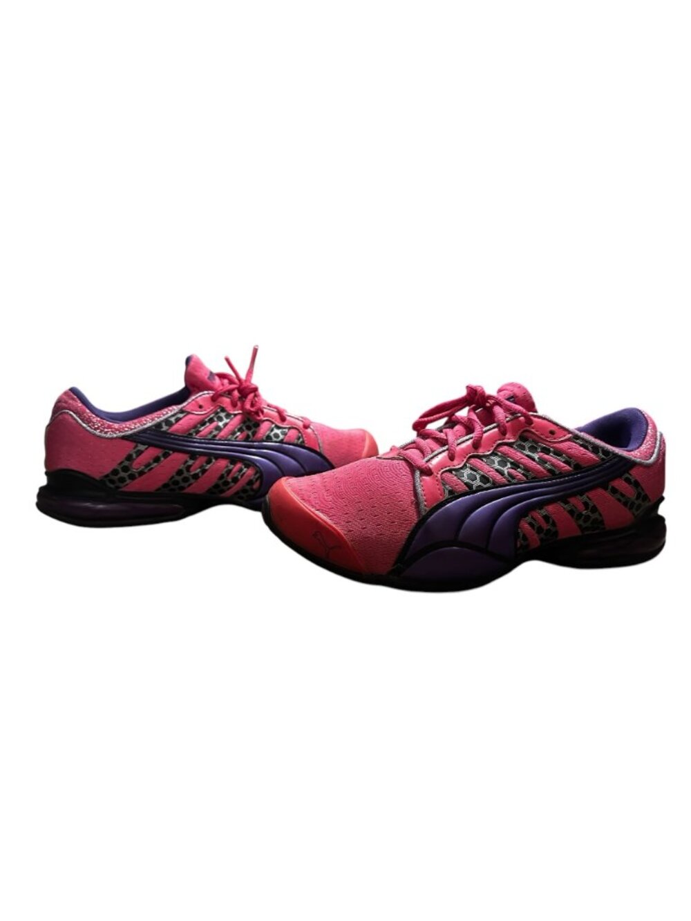 Vintage Y2K Puma Voltaic Evo Running Shoes Sneakers Women 9 Pink 2000s Gorpcore - Picture 2 of 13